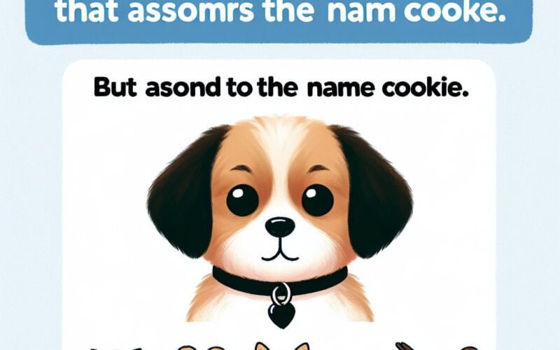 Cachorro desenho e biscoitos em forma de animais.