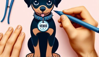 Ilustração de cachorro desenhado com caneta.