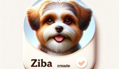 Ícone app cão ilustrado "Ziba